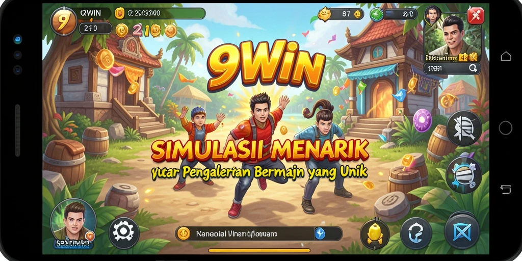 Tampilan gameplay unik dari 9WIN dalam simulasi kehidupan virtual.