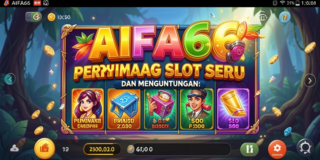 Tampilan menarik dari gameplay AIFA66 yang seru dan menantang.