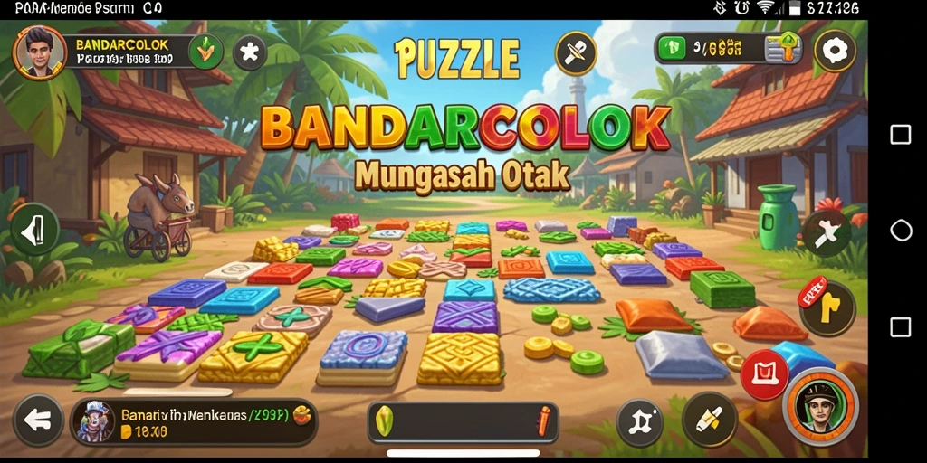 Tampilan gameplay menarik dari BANDARCOLOK yang penuh teka-teki.