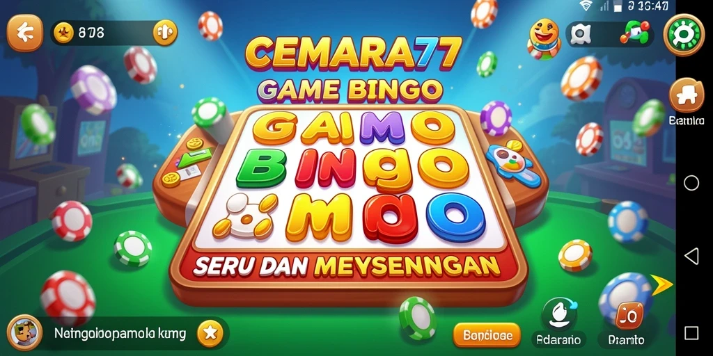 Tampilan gameplay CEMARA77 yang penuh warna dan menarik.