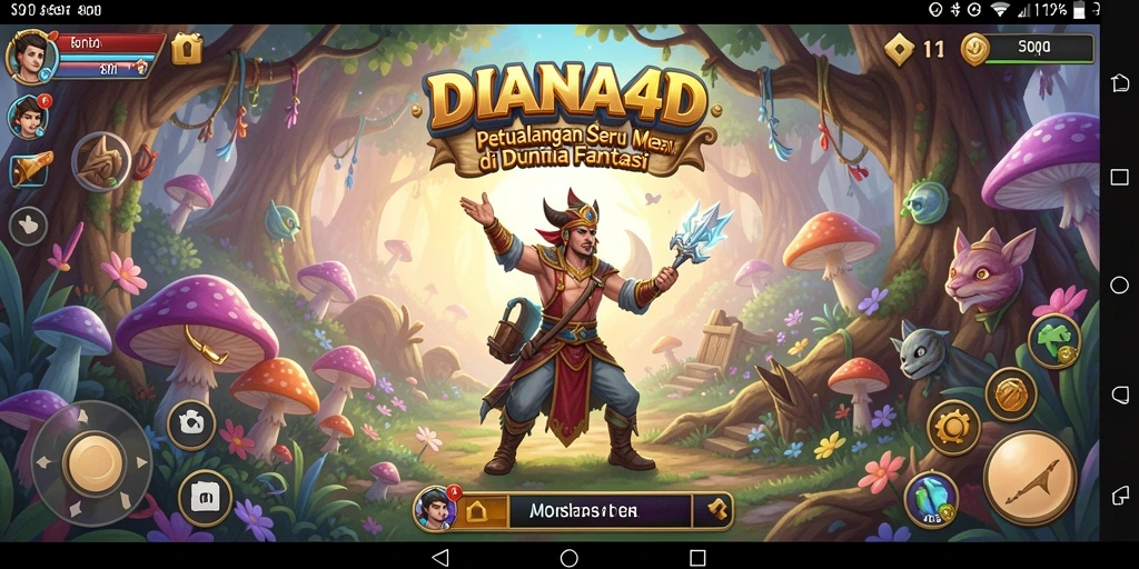 Tampilan mendebarkan dari gameplay DIANA4D yang mengajak kamu bertualang.