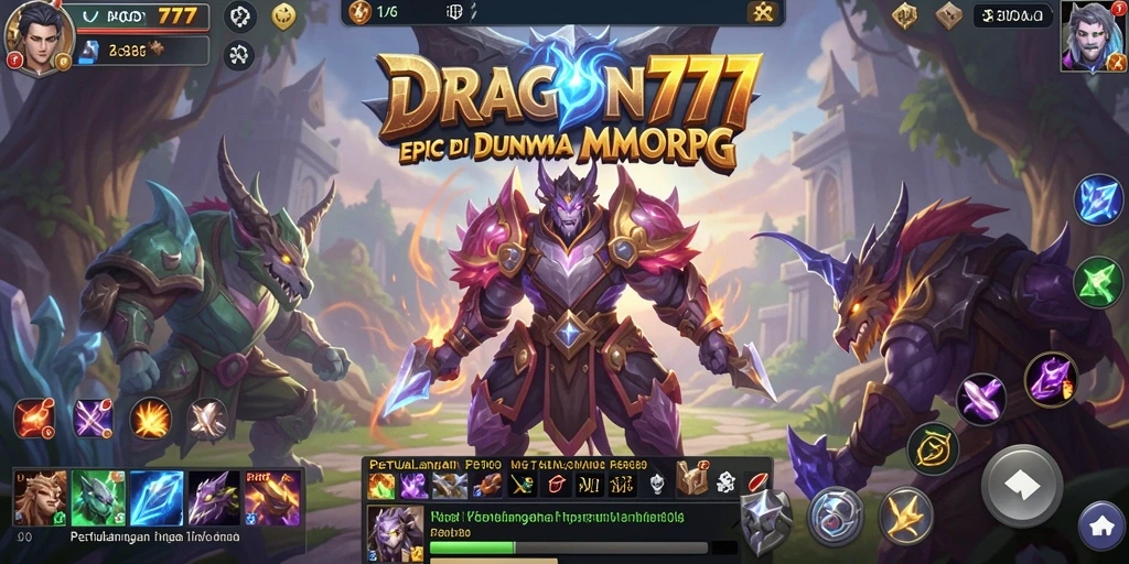 Gameplay menakjubkan dalam dunia fantasi MMORPG yang mendebarkan.