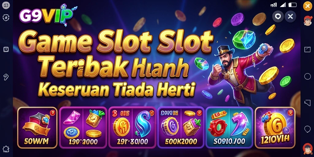 Tampilan gameplay G9VIP yang seru dan menarik di mesin slot.