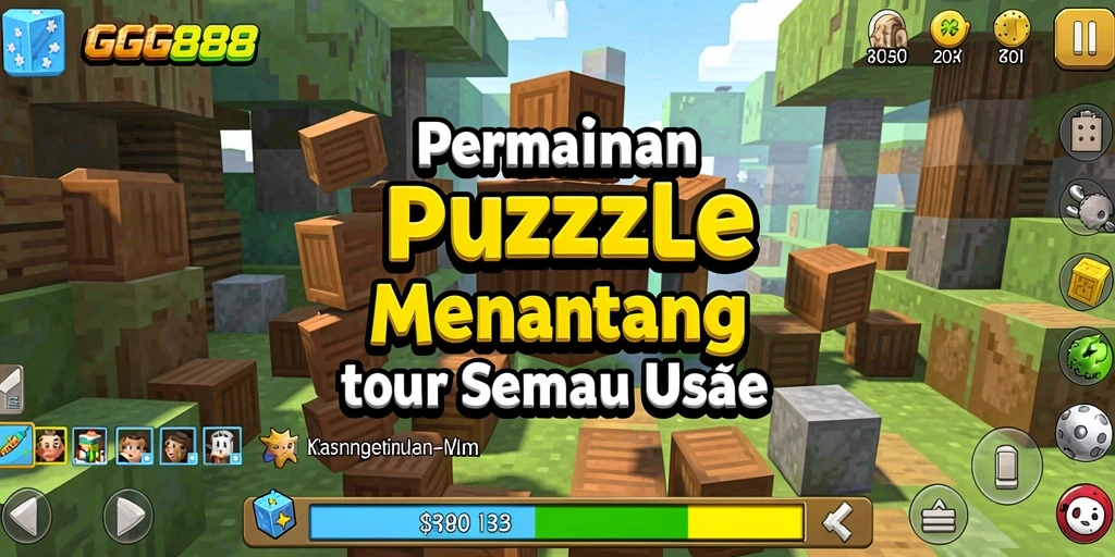 Screenshot gameplay GGG888 menampilkan tantangan puzzle yang seru dan menarik.