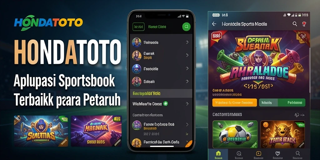Tampilan antarmuka HONDATOTO saat taruhan olahraga.