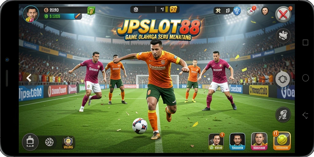 Screenshot gameplay JPSLOT88 yang menampilkan aksi olahraga seru.
