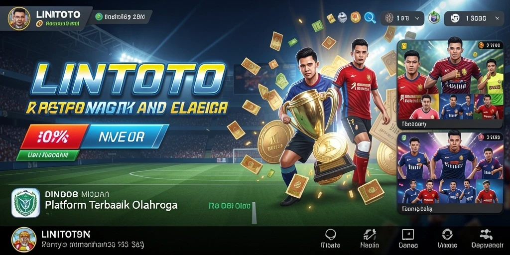 Tampilan menarik dari gameplay LINITOTO saat memasang taruhan olahraga.