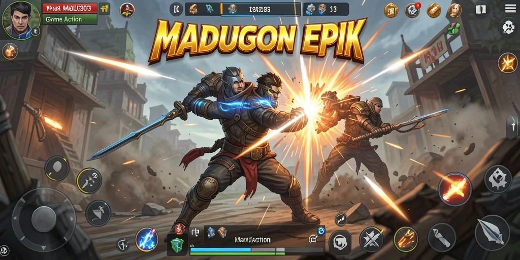 Tampilan menegangkan dari gameplay MADU303 yang penuh aksi.