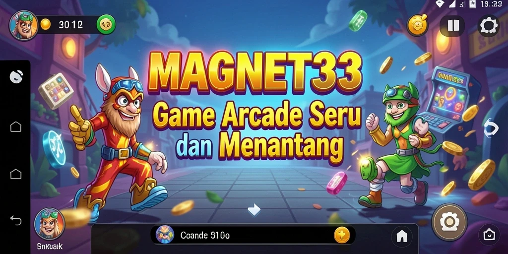 Screenshot gameplay MAGNET33 menampilkan aksi seru dan tantangan mendebarkan.
