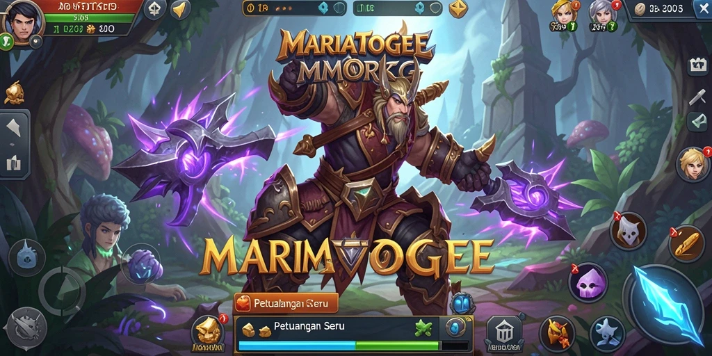 Tampilan gameplay seru dalam MARIATOGEL yang mengasyikkan.