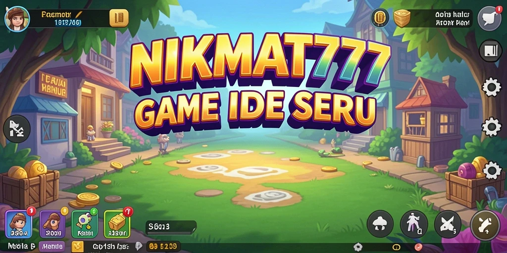 Tampilan gameplay NIKMAT777 yang menarik dan penuh warna.