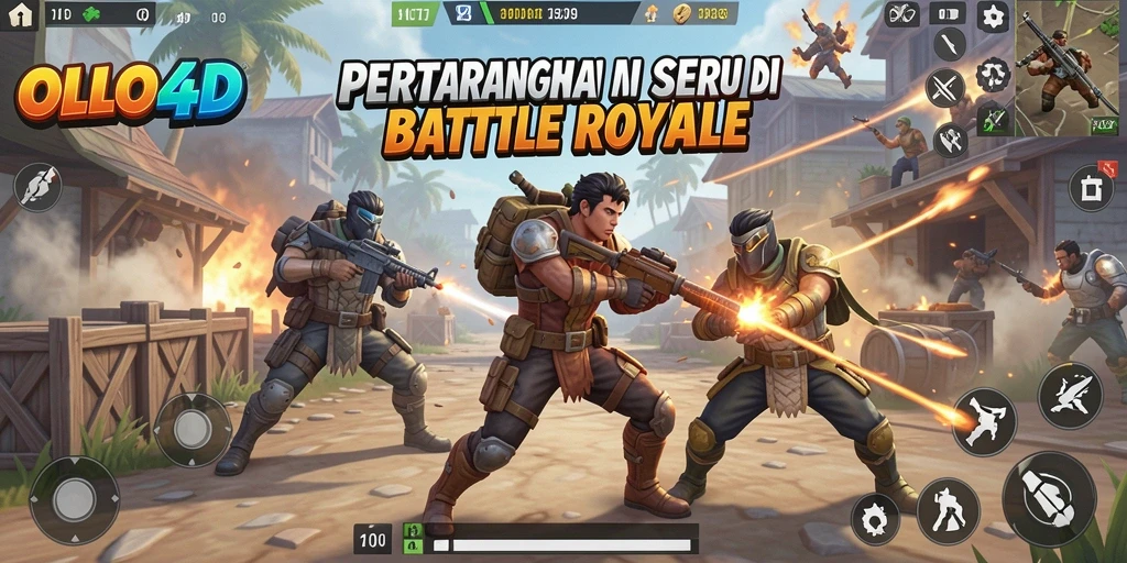 Tampilan aksi seru dalam gameplay OLLO4D yang mendebarkan.