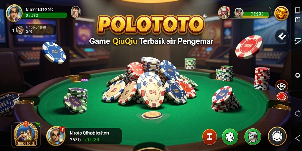 Screenshot <strong>POLOTOTO</strong> menampilkan aksi seru permainan QiuQiu.