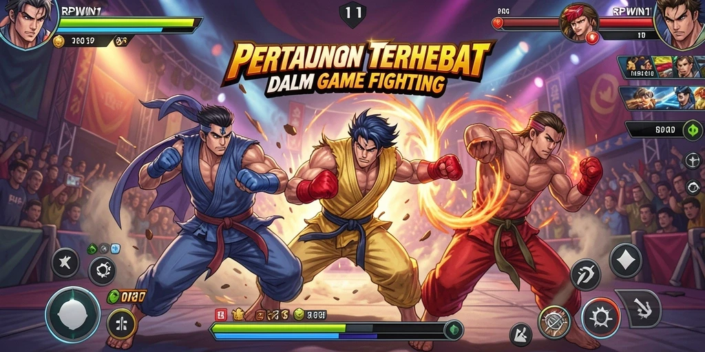 Screenshot gameplay XPWIN1 yang menampilkan pertarungan seru.