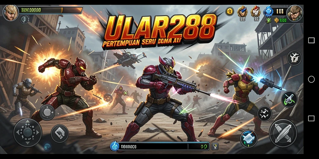 Screenshot gameplay ULAR288 yang menunjukkan aksi pertempuran yang menegangkan.