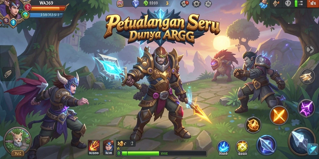 Gameplay seru dalam WA369 dengan aksi ARPG mendebarkan.