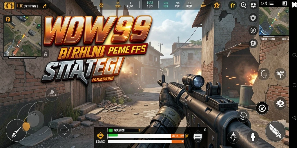 Screenshot dari gameplay WOW99 menunjukkan aksi menembak yang intens dan mendebarkan.